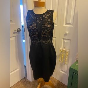 2 be Bebe little black lace dress